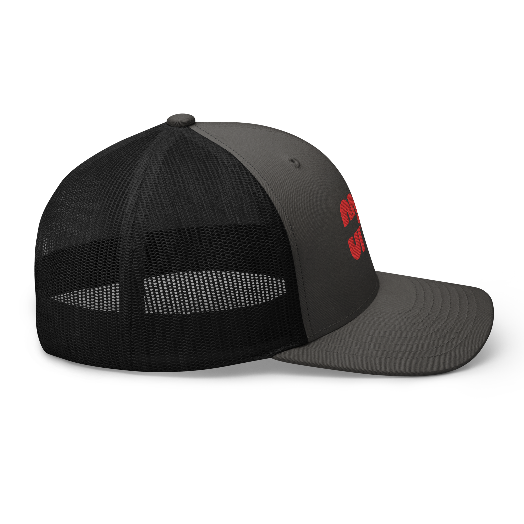 CUTOUT TEXT [TRUCKER HAT]