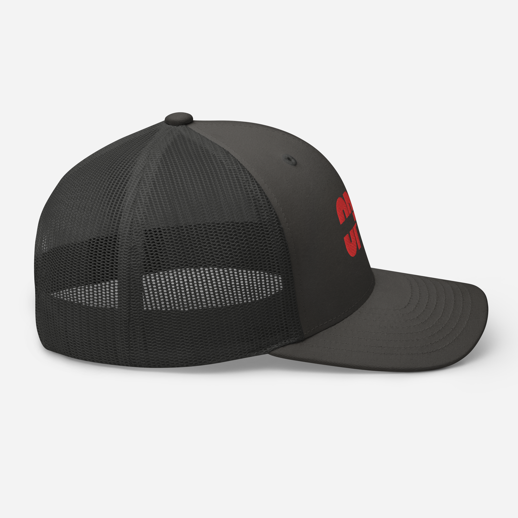 CUTOUT TEXT [TRUCKER HAT]