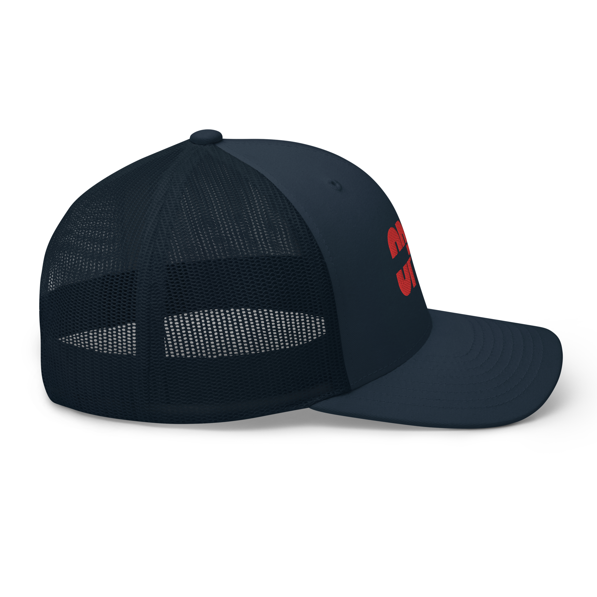 CUTOUT TEXT [TRUCKER HAT]
