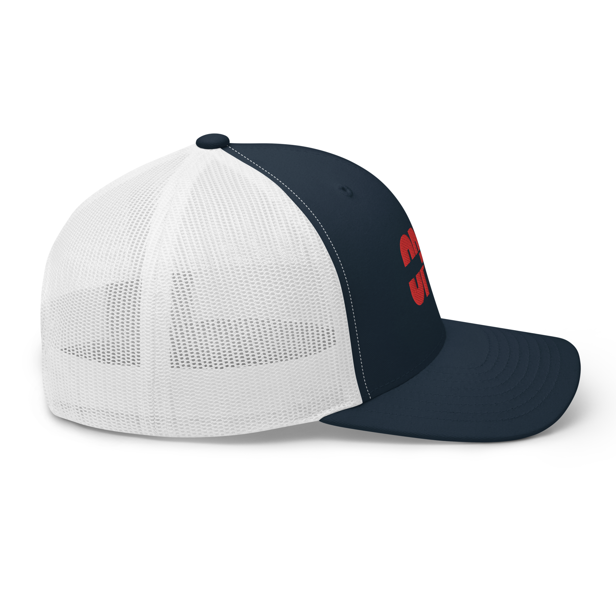 CUTOUT TEXT [TRUCKER HAT]